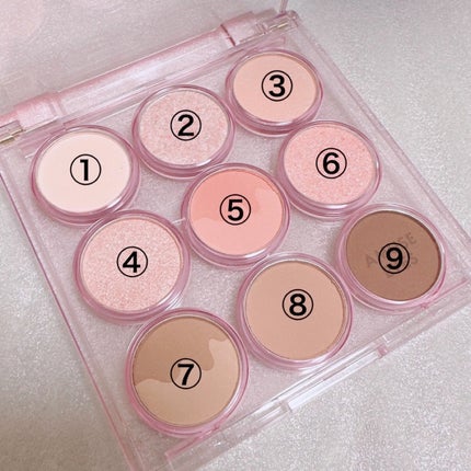 アイカラーパレット 02 クールローズ/AMUSE/アイシャドウパレットを使ったクチコミ(3枚目)