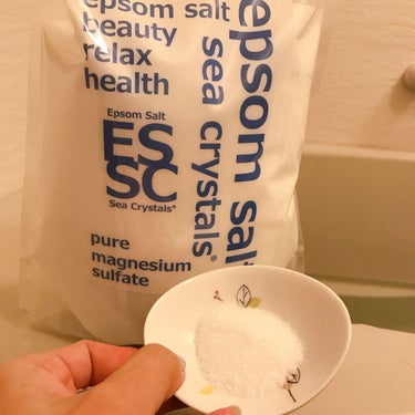 シークリスタルス エプソムソルト オリジナル/sea crystals/入浴剤を使ったクチコミ（5枚目）