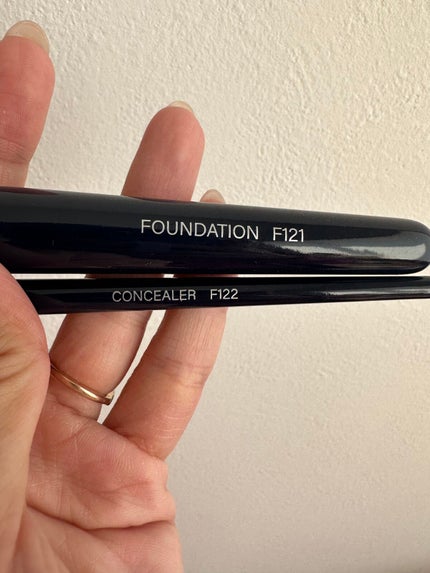 SIXPLUS ファンデーションブラシ・コンシーラーブラシセット/SIXPLUS/メイクブラシを使ったクチコミ(4枚目)