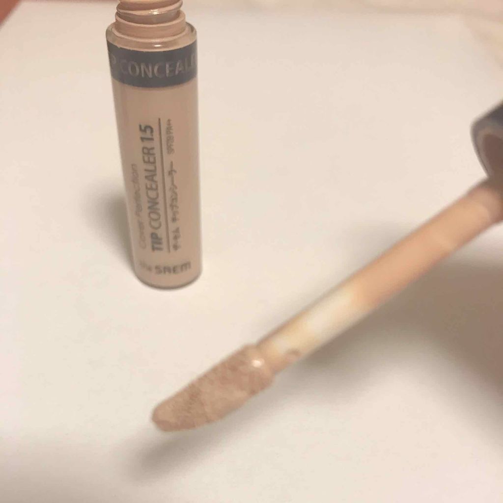 カバーパーフェクション チップコンシーラー/the SAEM/リキッドコンシーラーを使ったクチコミ(3枚目)