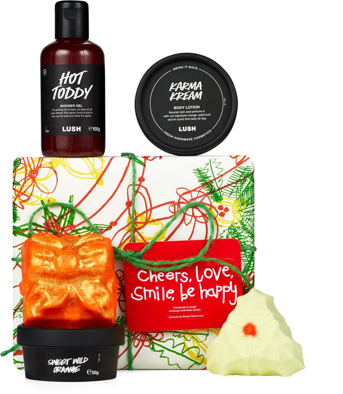 チアーズ・ラブ・スマイル・ビーハッピー ギフト ラッシュ