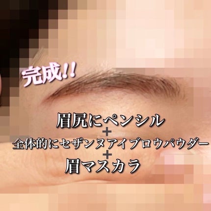 ブロウインク カラーティントデュオ/MAYBELLINE NEW YORK/眉ティントを使ったクチコミ(9枚目)