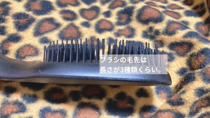 カラミーノ 美容師さんが考えた髪のためのブラシ ウエット&ドライ/ハホニコハッピーライフ/ヘアブラシを使ったクチコミ(3枚目)