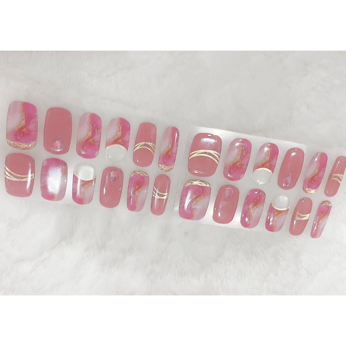 セミキュアジェルネイルシール ハンド用/LYSD’OR/ネイルシールを使ったクチコミ（3枚目）