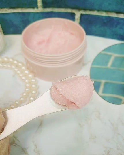 Q+Me スウィート ボム タラソ スクラブ/AGARISM/バスト・ヒップケアを使ったクチコミ(3枚目)