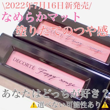 ルージュ デコルテ リキッド 18 dried flower（Foggy rouge）/DECORTÉ/口紅を使ったクチコミ（1枚目）