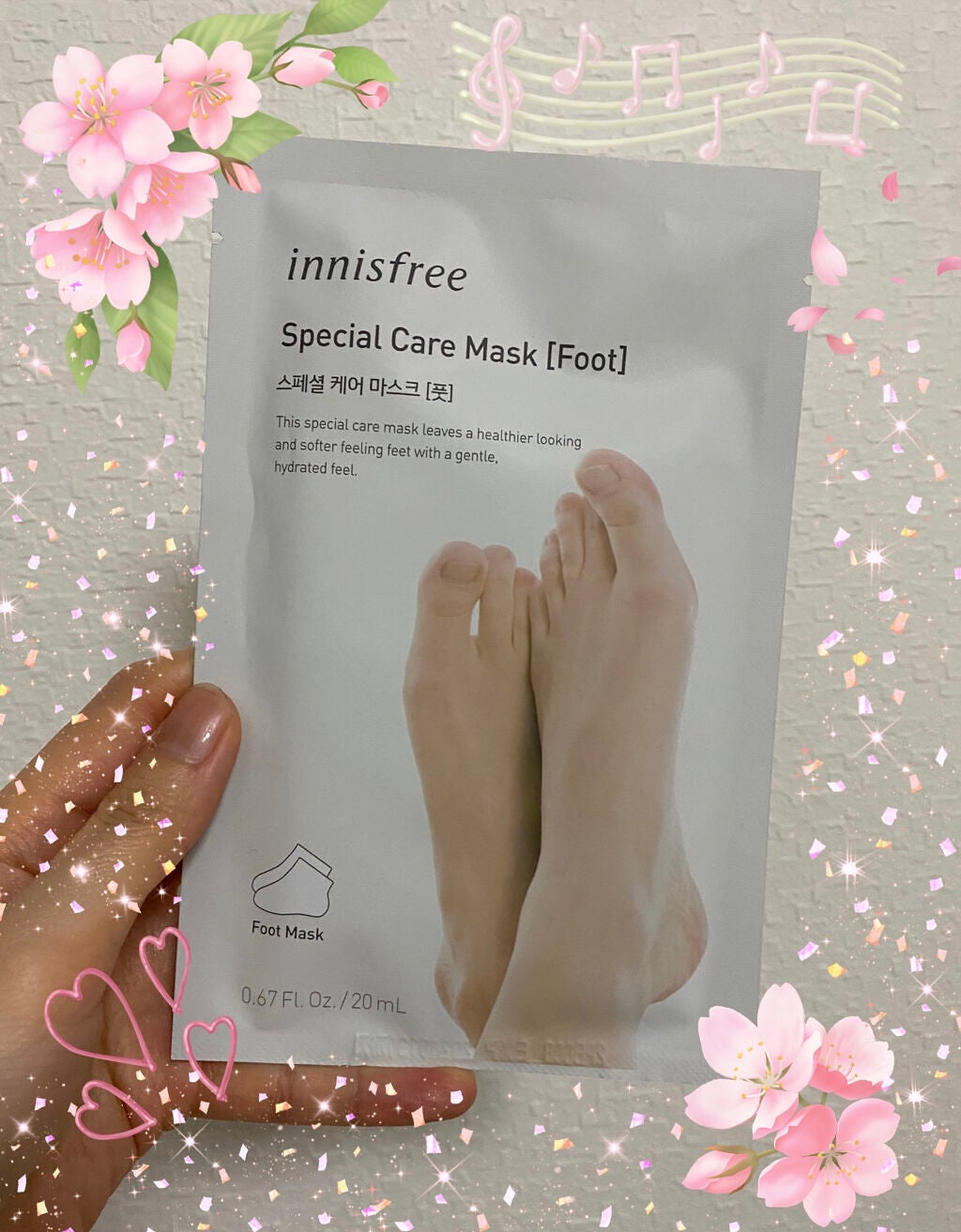 スペシャルケア フット マスク/innisfree/レッグ・フットケアを使ったクチコミ(1枚目)