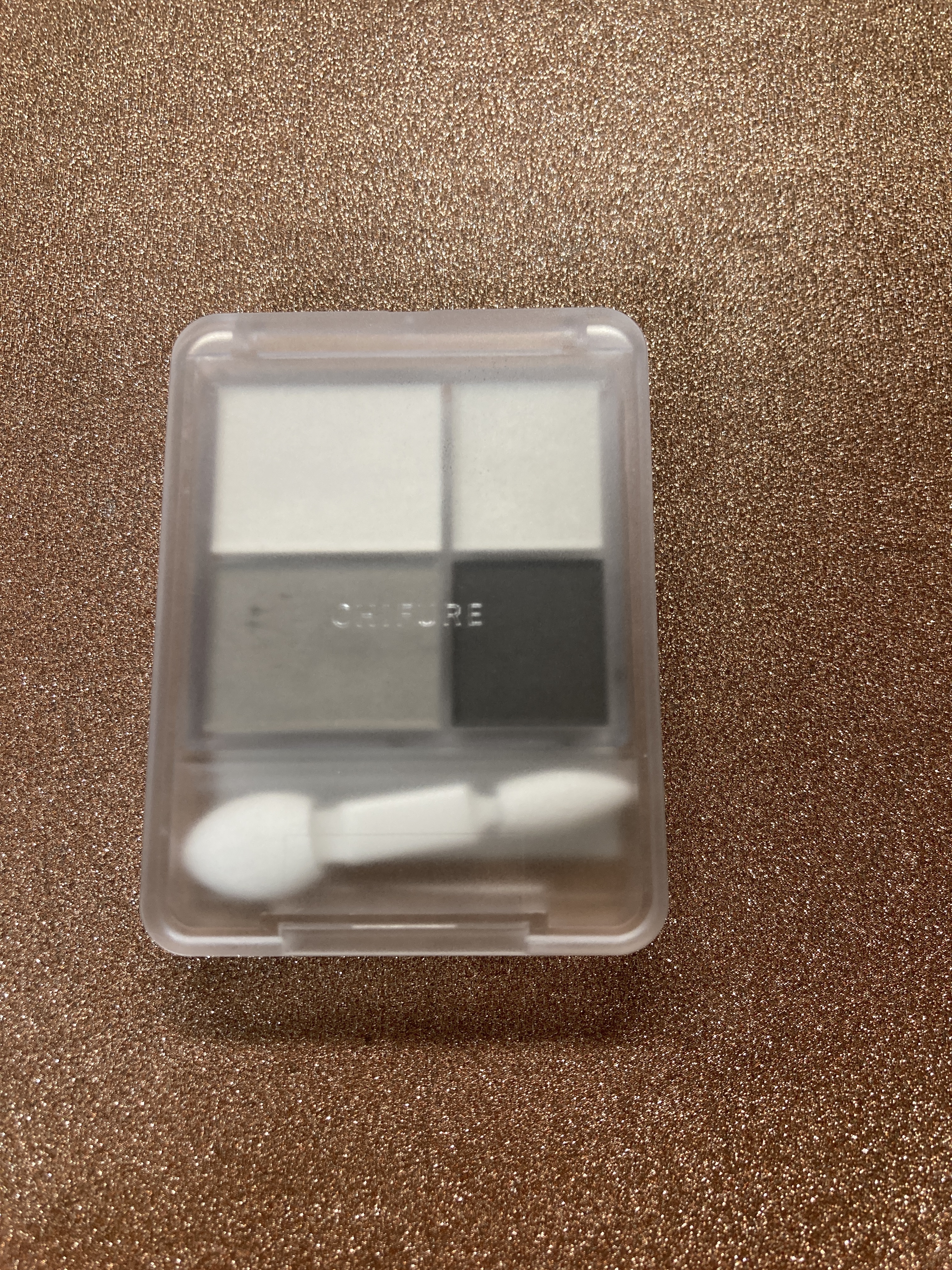 グラデーション アイシャドウ 06 グレー/ちふれ/アイシャドウパレットを使ったクチコミ（1枚目）