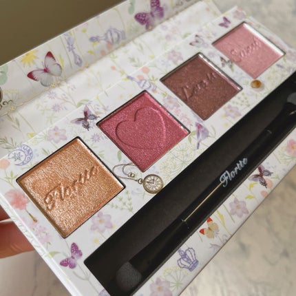 恋愛物語 4色アイシャドウパレット/FLORTTE/アイシャドウパレットを使ったクチコミ(3枚目)