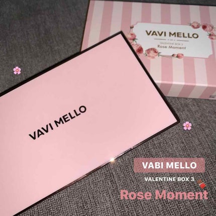 バレンタインボックス3ローズモーメント/VAVI MELLO/アイシャドウパレットを使ったクチコミ(1枚目)