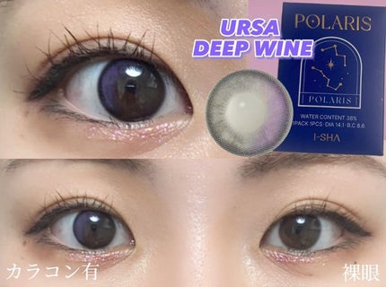 POLARIS/i-sha/カラーコンタクトレンズを使ったクチコミ(1枚目)