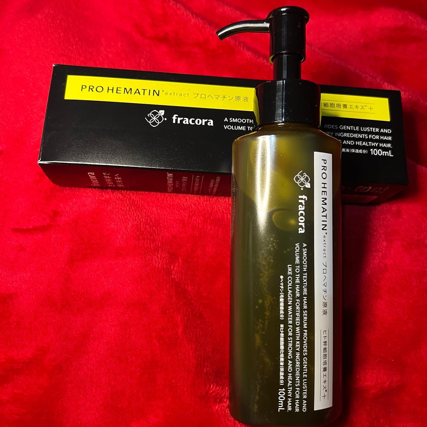 プロヘマチン原液 ヒト幹細胞培養エキス＋/fracora/洗い流すヘアトリートメントを使ったクチコミ（3枚目）