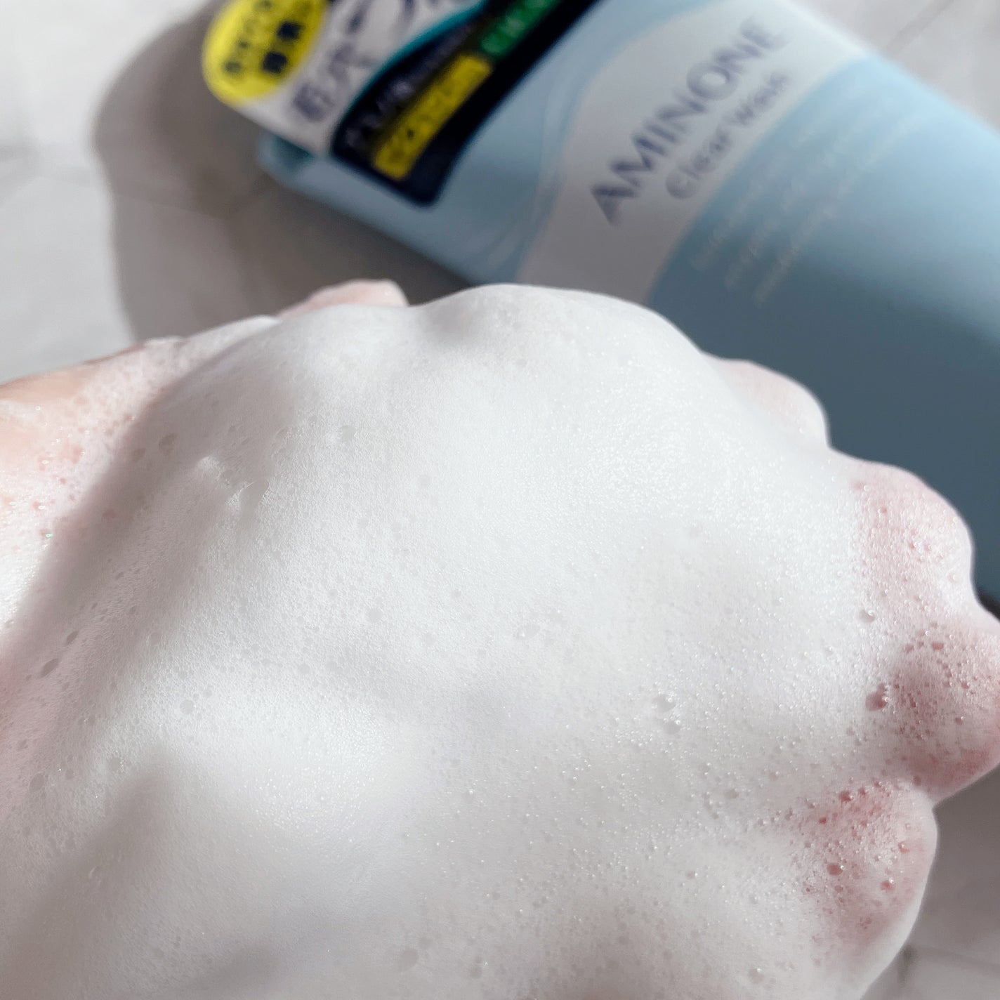 アミノネクリアウォッシュ/Cure/洗顔フォームを使ったクチコミ(4枚目)