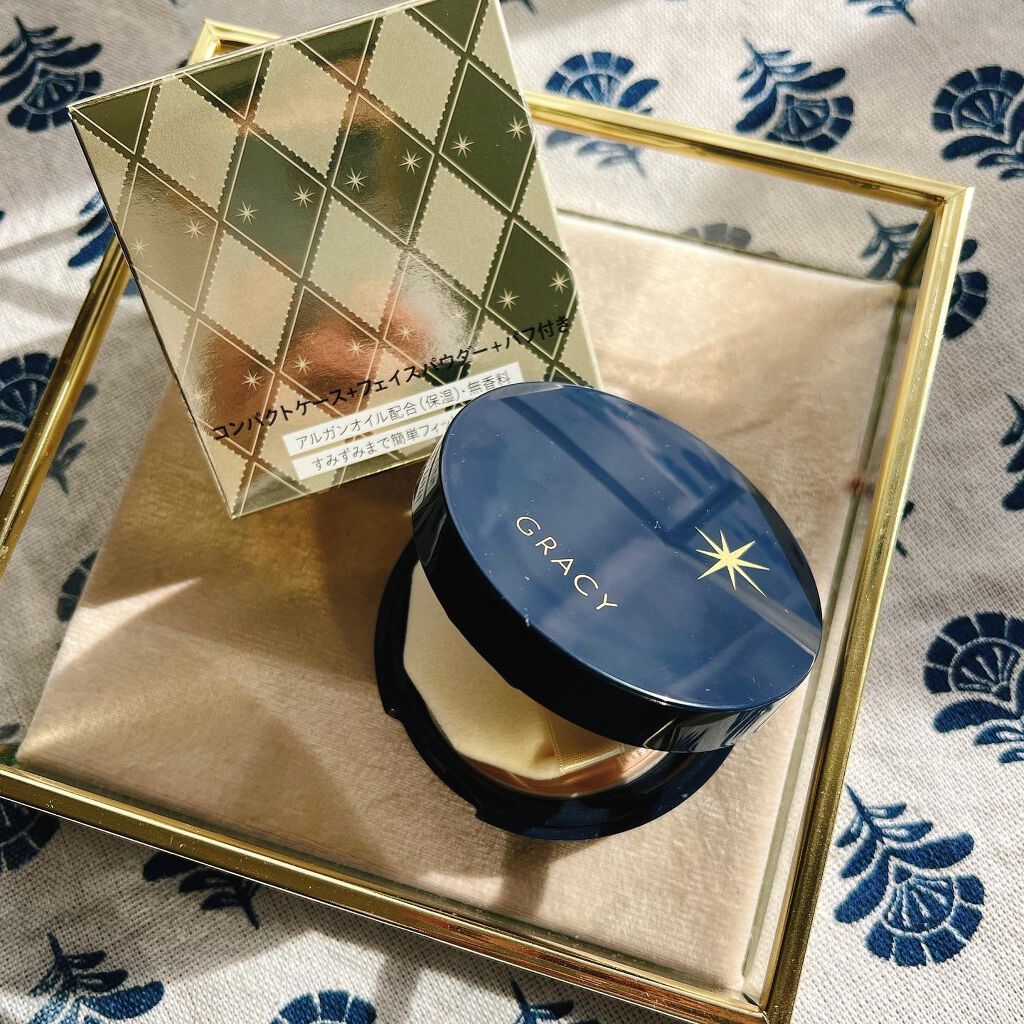 光仕上げパウダーＵＶ ピンクオークル/グレイシィ/プレストパウダーを使ったクチコミ（1枚目）