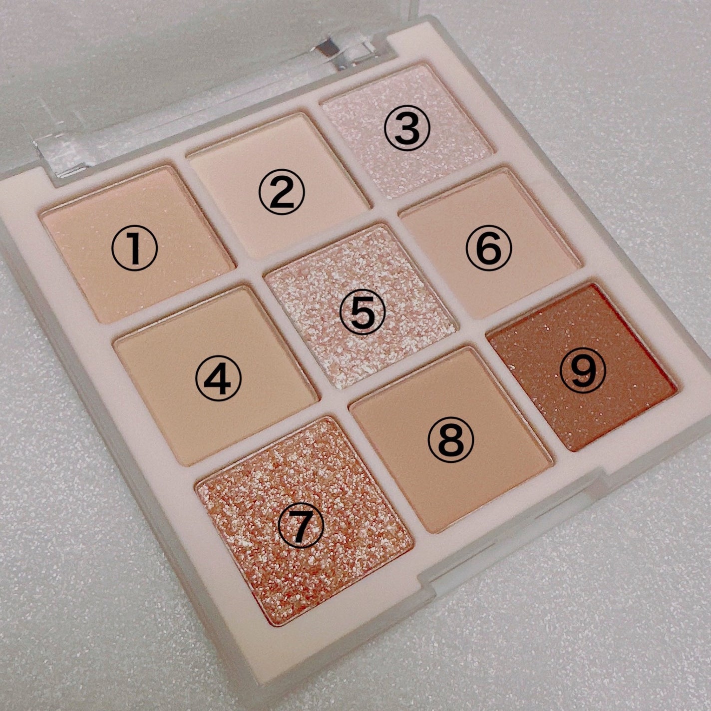 ムードブレンディングシャドウパレット/Coralhaze/アイシャドウパレットを使ったクチコミ(3枚目)