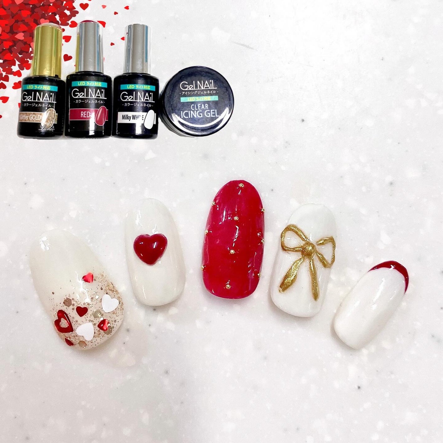 ジェルネイル(ライト対応)/セリア/ジェルネイルを使ったクチコミ(1枚目)