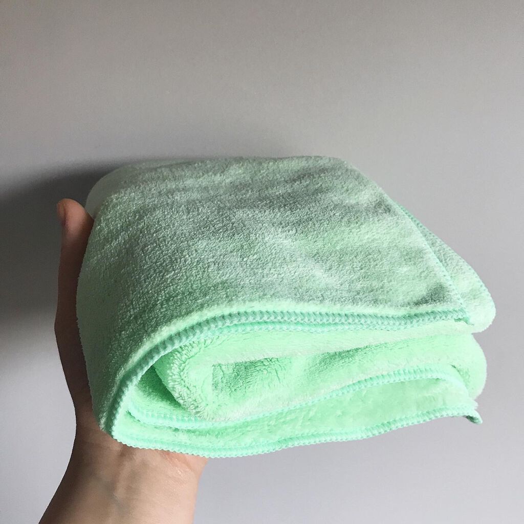 美容師さんが考えた髪のためのタオル ハホニコ　ヘアドライタオル　マイクロファイバータオル/ハホニコハッピーライフ/ヘアケアグッズを使ったクチコミ（2枚目）