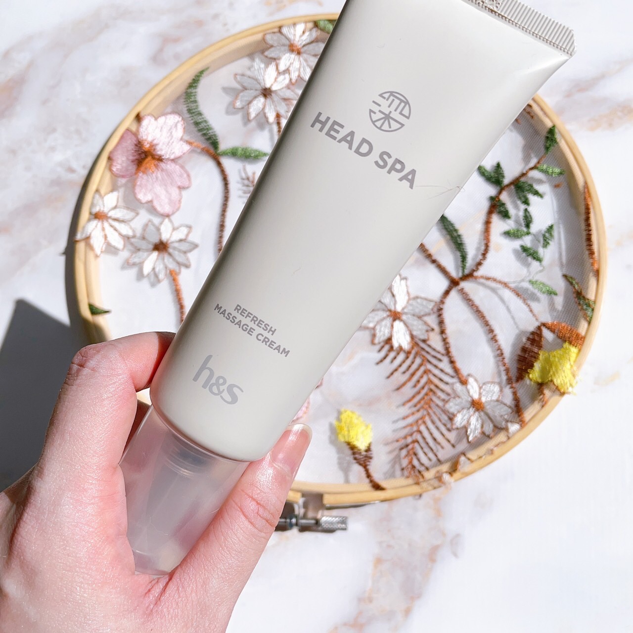 リフレッシュ マッサージクリーム/h&s/洗い流すヘアトリートメントを使ったクチコミ（2枚目）