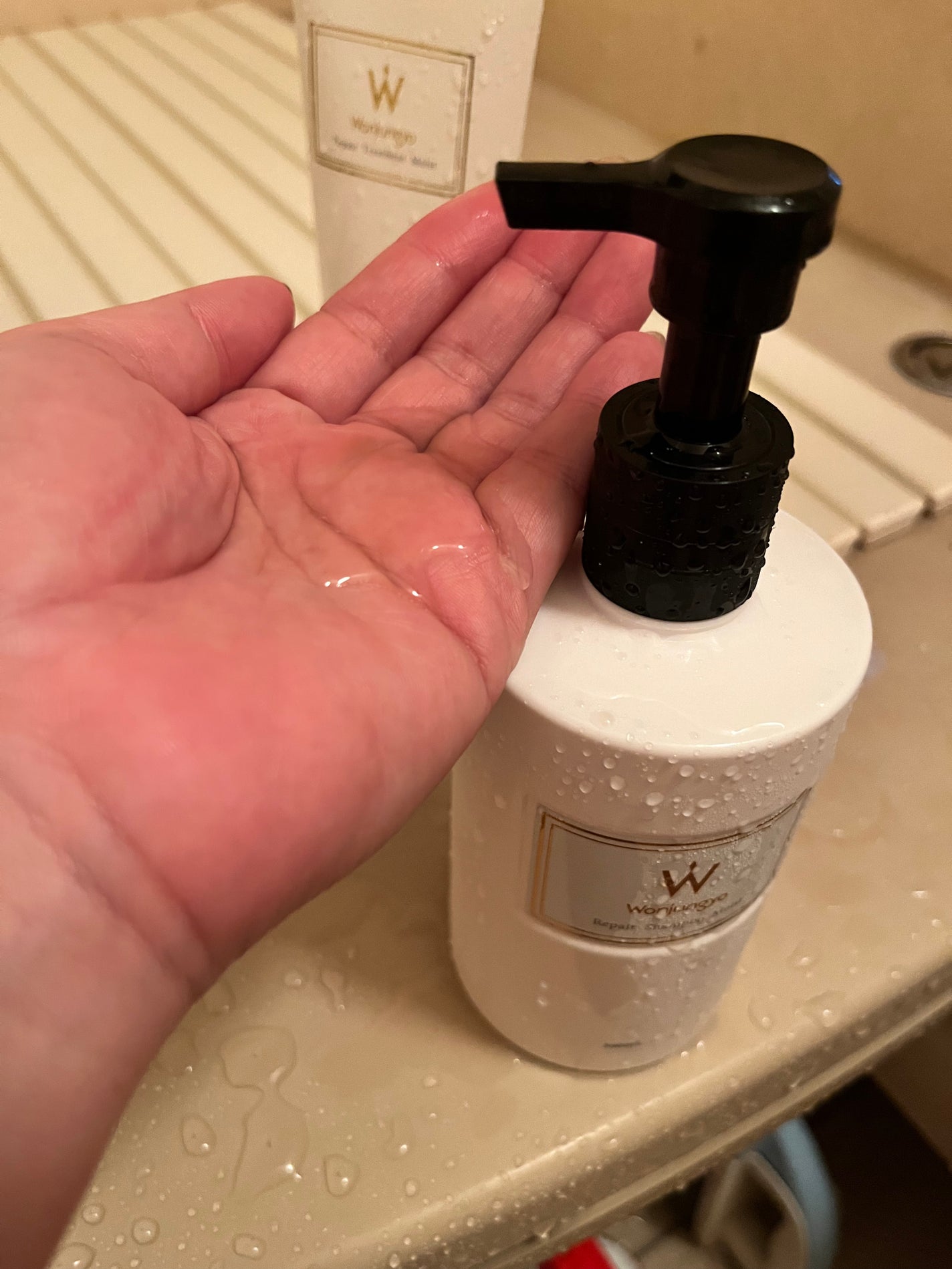 ウォンジョンヨ リペアシャンプー モイスト/リペアトリートメント モイスト/Wonjungyo/市販シャンプーを使ったクチコミ(2枚目)