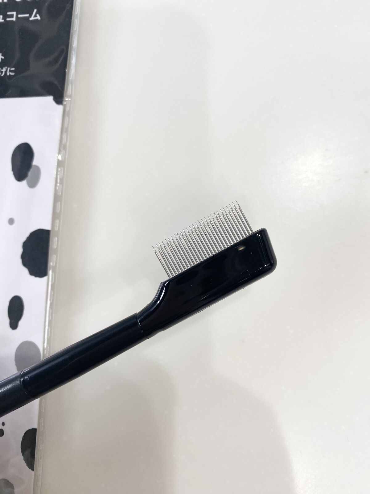 UR GLAM    EYELASH COMB/U R GLAM/メイクブラシを使ったクチコミ（2枚目）