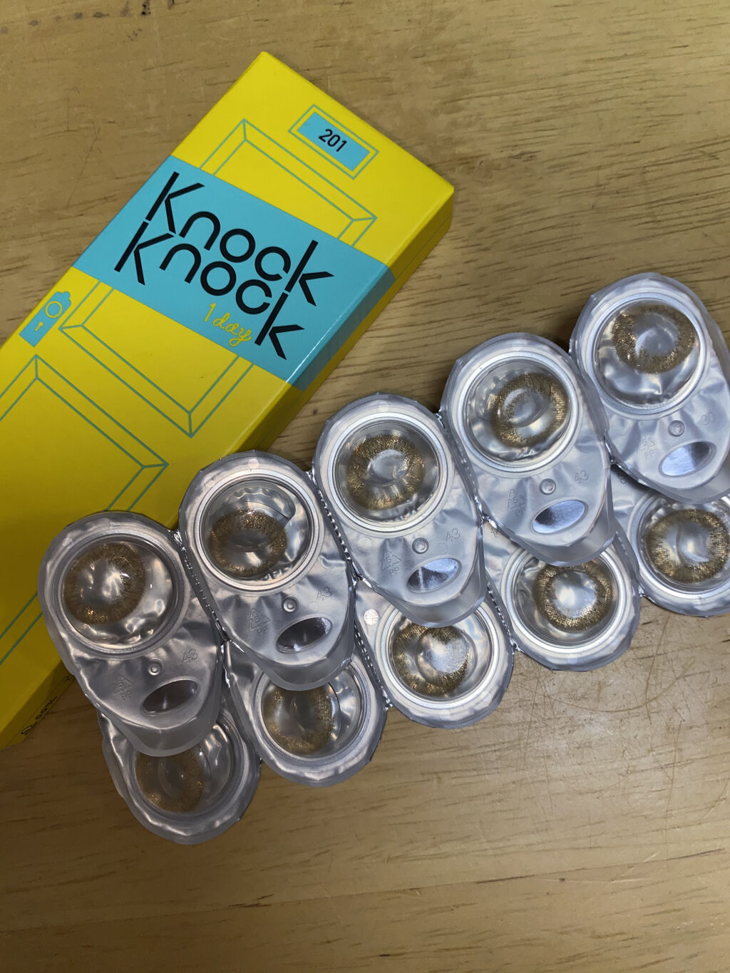 knock knock/SHOBIDO/カラーコンタクトレンズを使ったクチコミ（1枚目）