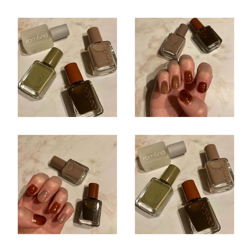 ムードペブルネイル/rom&nd/マニキュアを使ったクチコミ(2枚目)