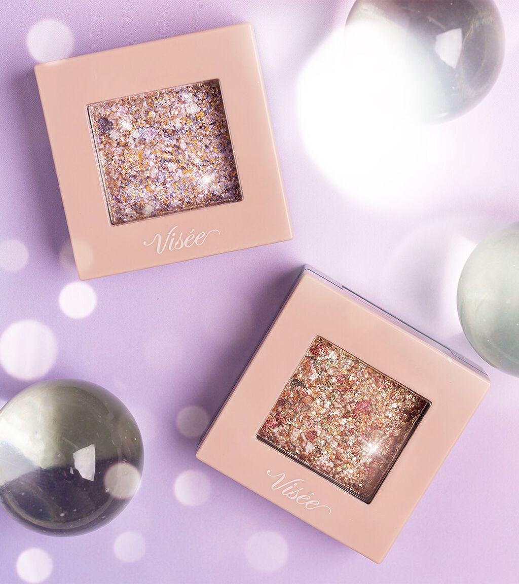 リシェ オーロラグリッター アイズ/Visée/ジェル・クリームアイシャドウを使ったクチコミ(1枚目)