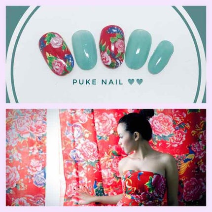 子供頃の色☆懐かしいネイルチップ/PUKE NAIL/ネイルチップ・パーツを使ったクチコミ(3枚目)