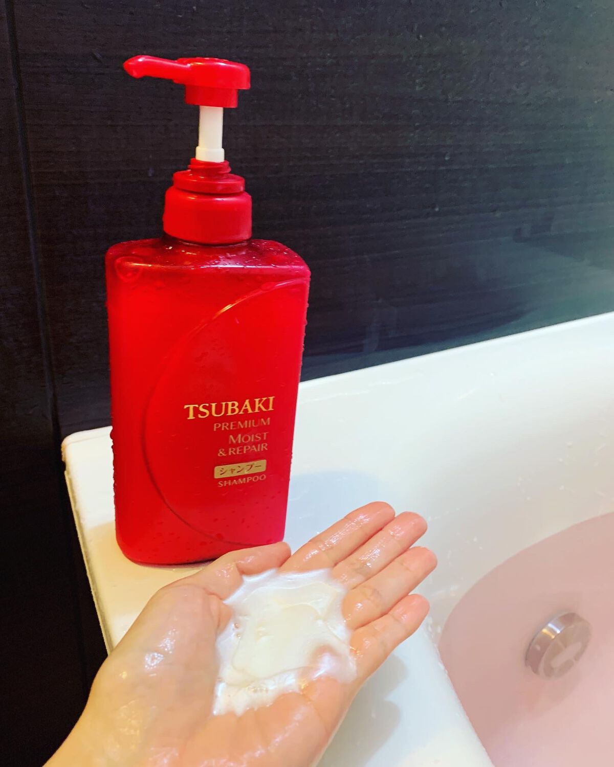 プレミアムモイスト シャンプー／ヘアコンディショナー/TSUBAKI/市販シャンプーを使ったクチコミ（1枚目）