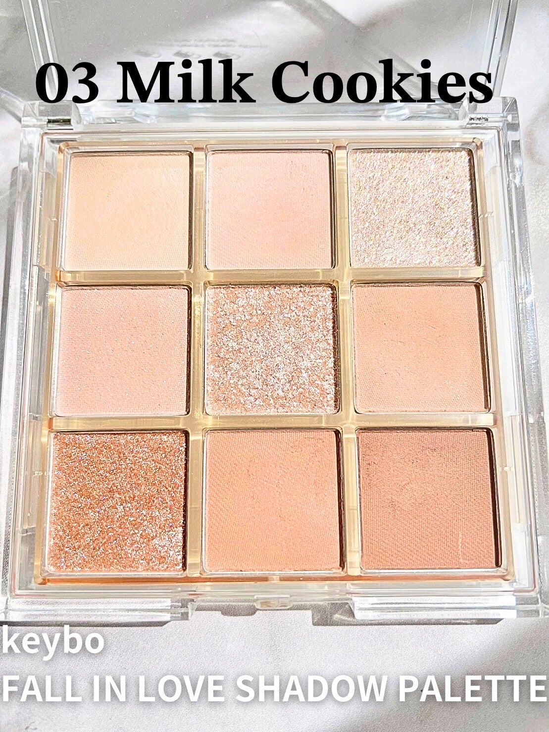 KEYBO FALL IN LOVE SHADOW PALETTE/keybo/アイシャドウパレットを使ったクチコミ(2枚目)
