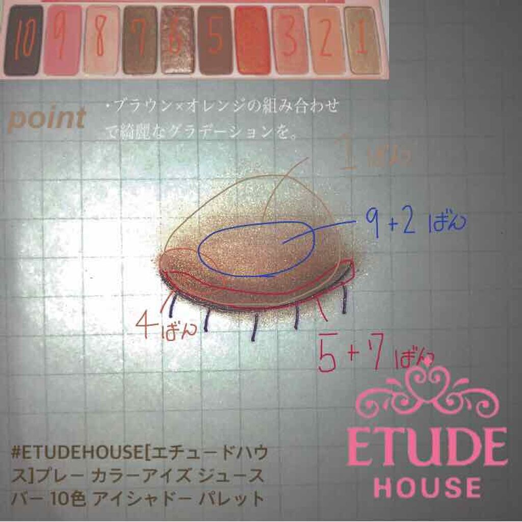プレイカラー アイシャドウ/ETUDE/アイシャドウパレットを使ったクチコミ（1枚目）