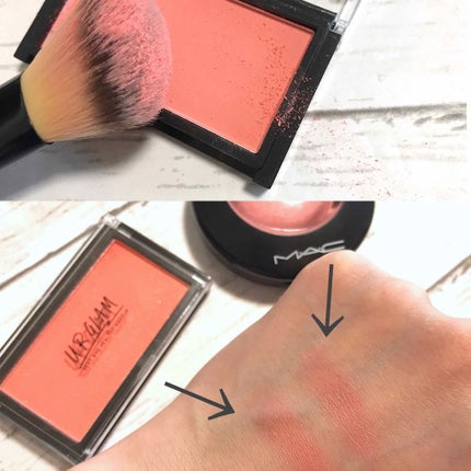 UR GLAM DAILY CHEEK BLUSH/U R GLAM/パウダーチークを使ったクチコミ(4枚目)