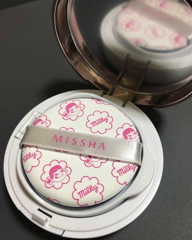 M クッションベース（ミルキー）/MISSHA/化粧下地を使ったクチコミ（2枚目）