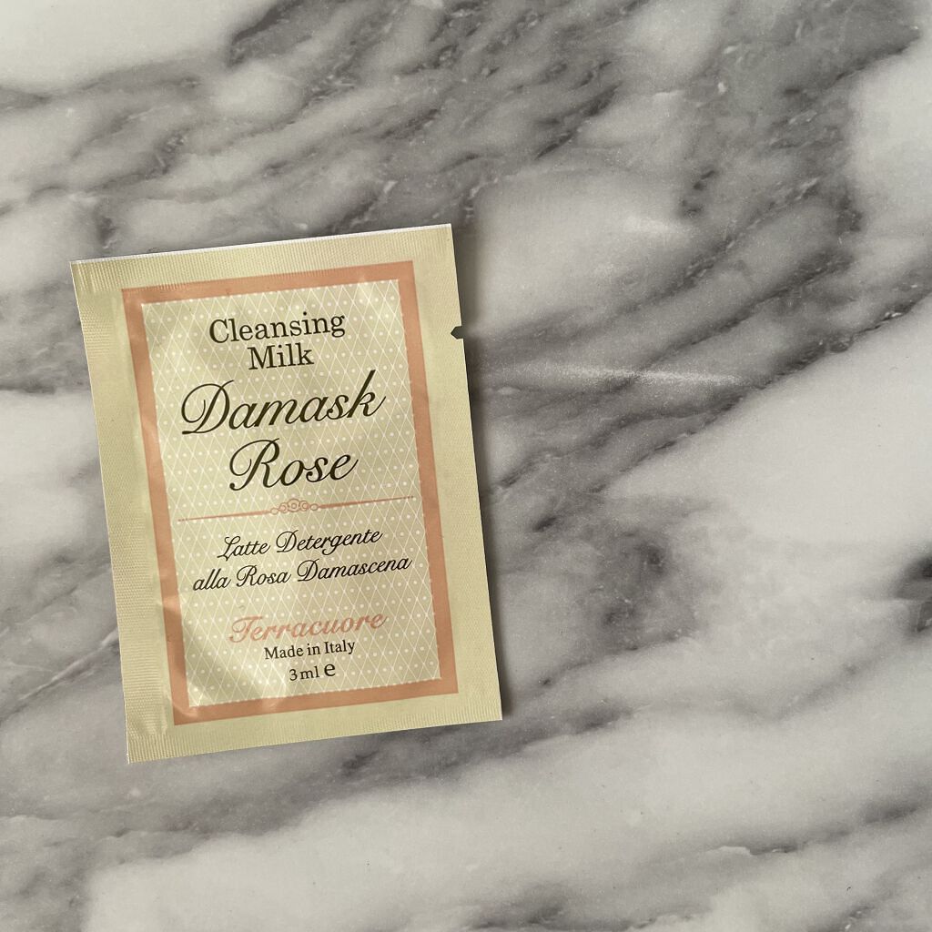 ダマスクローズ クレンジングミルク(洗い流し用)/Terracuore/ミルククレンジングを使ったクチコミ（2枚目）