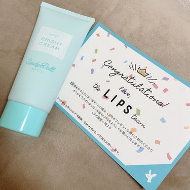 CandyDollブライトピュアクリーム
カラーはミントです🌿

LIPSのプレゼント応募でいただきました🎁
ありがとうございます！

ミントということで、グリーンの下地です！！

こちらの下地、私の大