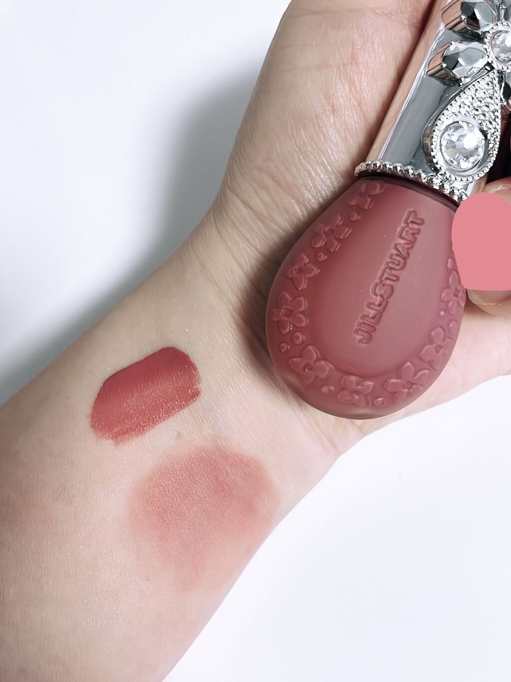 ジルスチュアート ブルームドロップ リップ＆チーク シフォン/JILL STUART/リキッドチークを使ったクチコミ（3枚目）