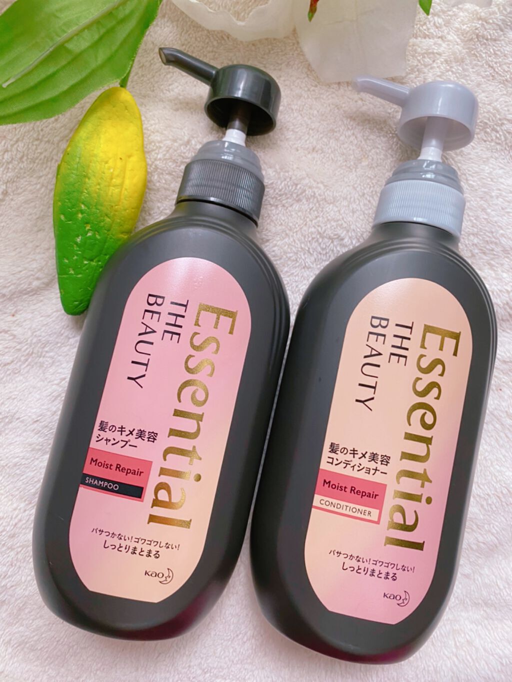 THE BEAUTY 髪のキメ美容シャンプー／コンディショナー＜モイストリペア＞	/エッセンシャル/市販シャンプーを使ったクチコミ（1枚目）