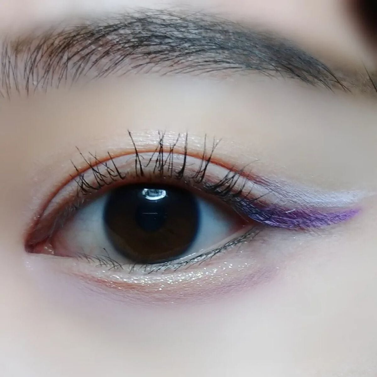 ななみ on LIPS 「@unleashia_jp様の#ラメシャドウをご紹介✨..」(5枚目)