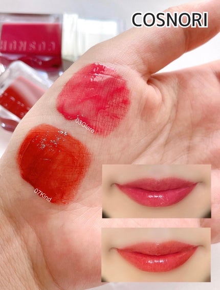 フローウェーブティント/COSNORI/リップティントを使ったクチコミ(2枚目)