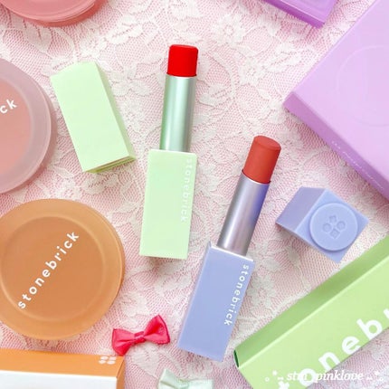 ブラーリングリップスティック/STONEBRICK/口紅を使ったクチコミ(8枚目)
