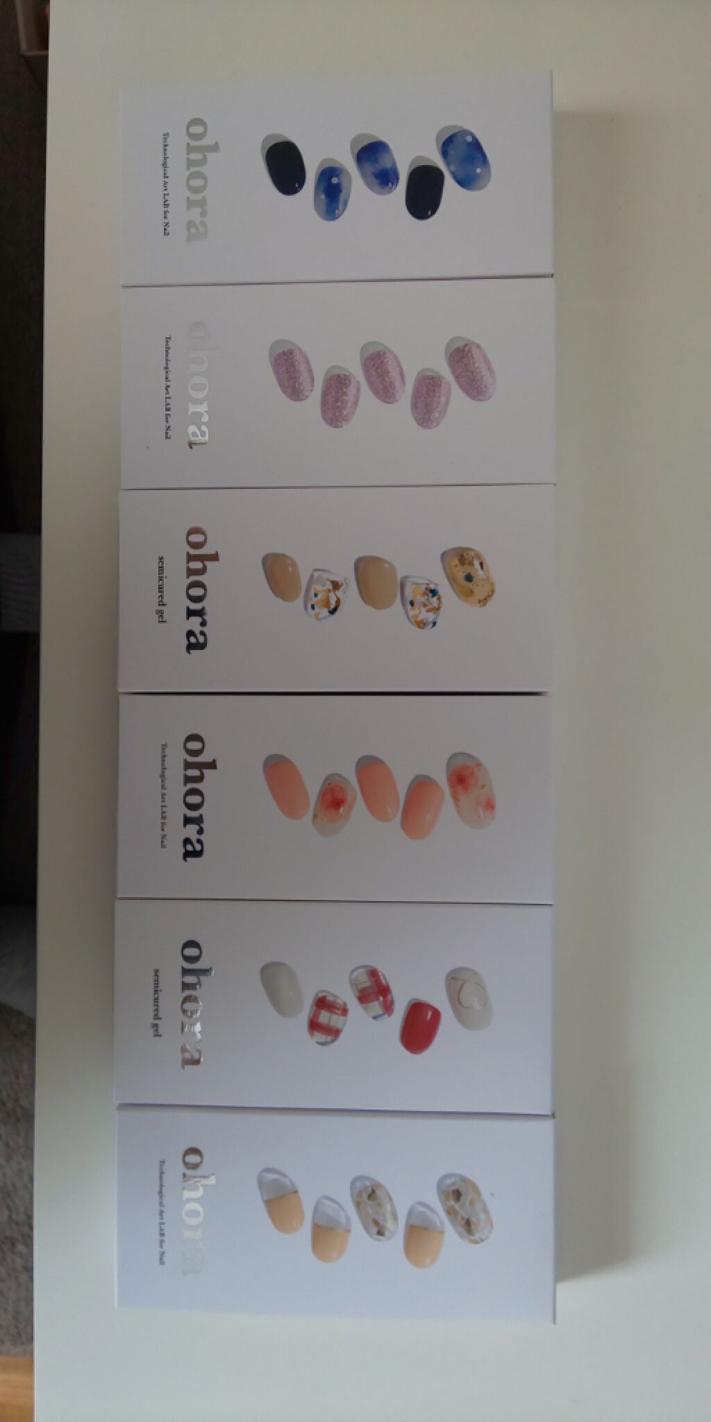 セミキュアジェルネイル(ハンド)/ohora/ネイルシールを使ったクチコミ(1枚目)