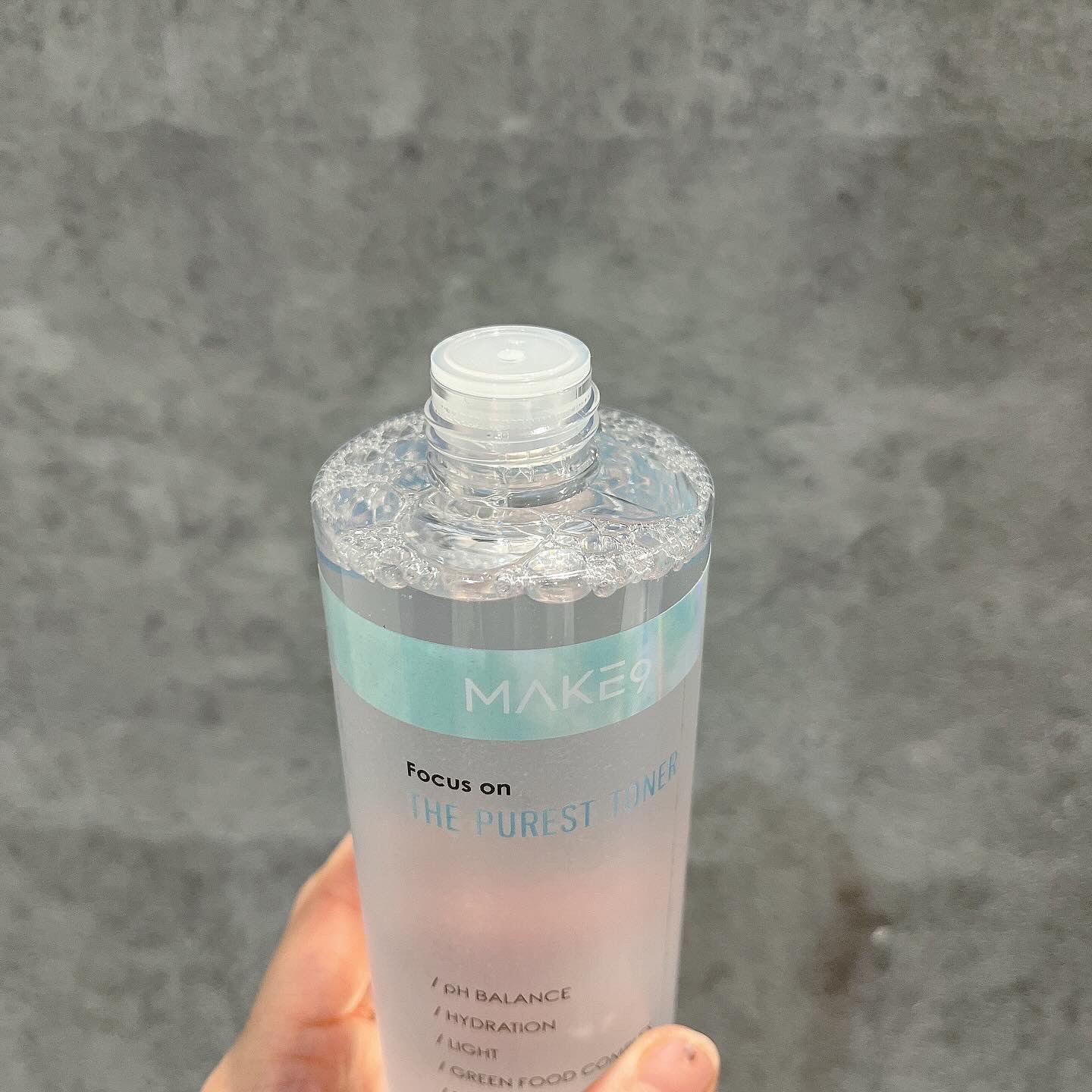 ザ・ピュアレストトナー/MAKE9/化粧水を使ったクチコミ（3枚目）
