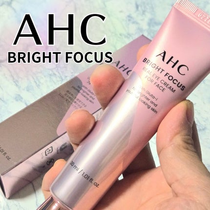 ブライト フォーカス リアル アイクリーム フォーフェイス/AHC/アイケア・アイクリームを使ったクチコミ(1枚目)