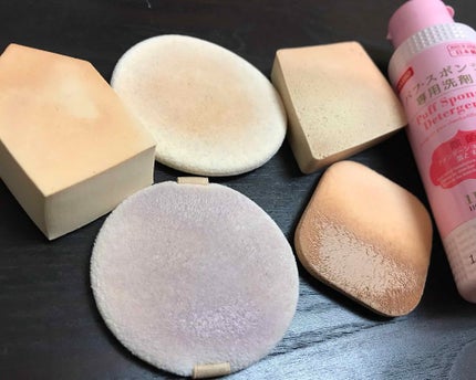 パフ・スポンジ専用洗剤/DAISO/その他化粧小物を使ったクチコミ(1枚目)
