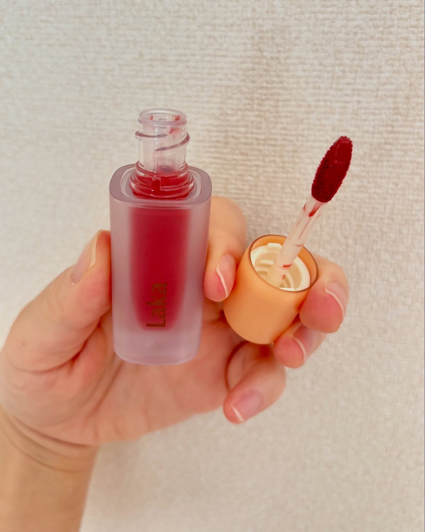 フルーティーグラムティント/Laka/リップティントを使ったクチコミ(2枚目)