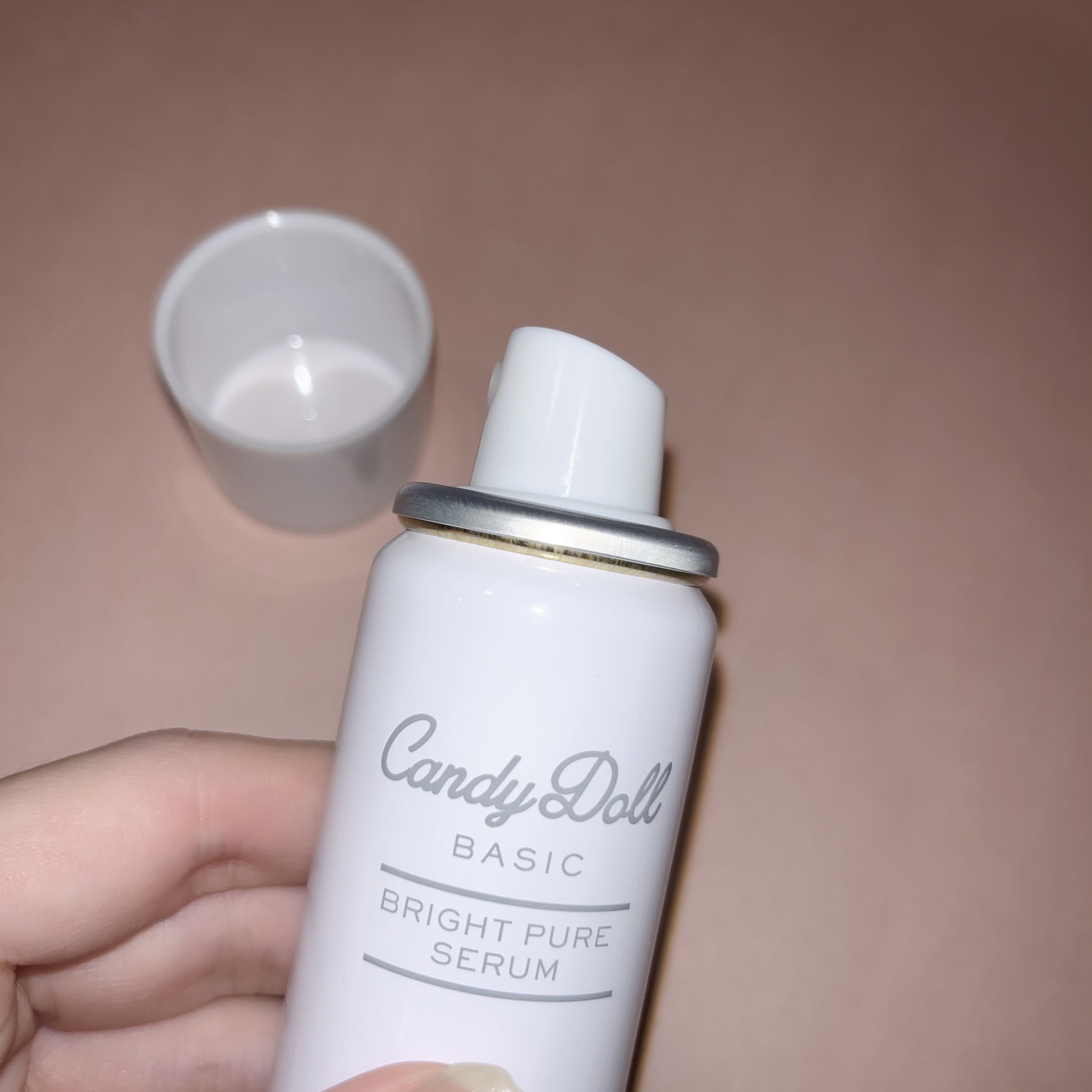 キャンディードール ブライトピュアメイク前セラム/CandyDoll/美容液を使ったクチコミ（3枚目）