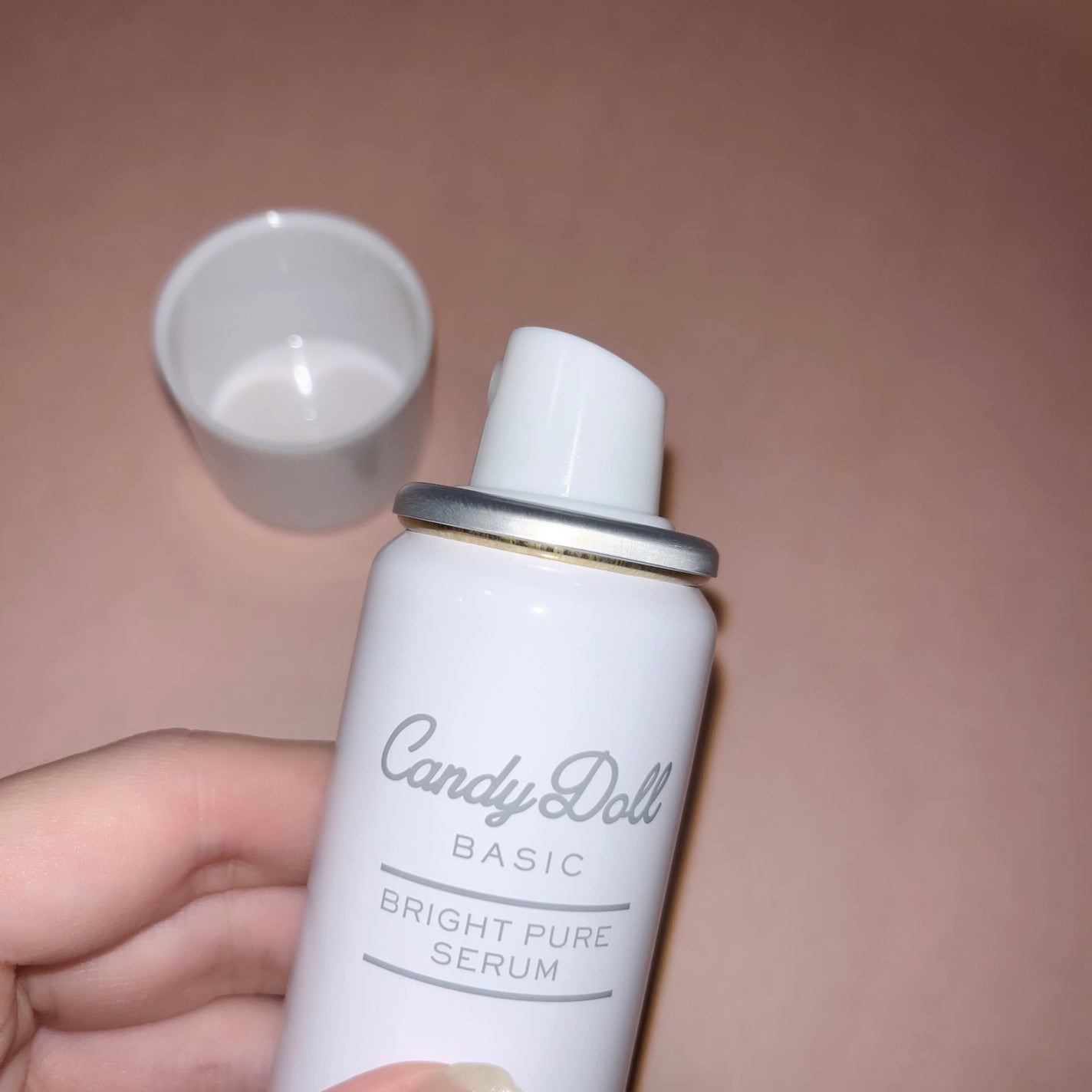 キャンディードール ブライトピュアメイク前セラム/CandyDoll/美容液を使ったクチコミ(3枚目)