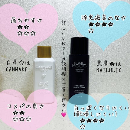 クイック&イージーリムーバー/キャンメイク/除光液を使ったクチコミ(3枚目)