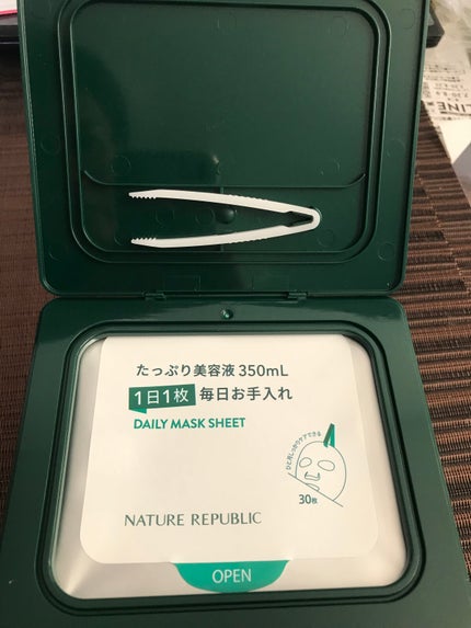 グリーンダーマCICA デイリーシートマスク/ネイチャーリパブリック/シートマスク・パックを使ったクチコミ(2枚目)
