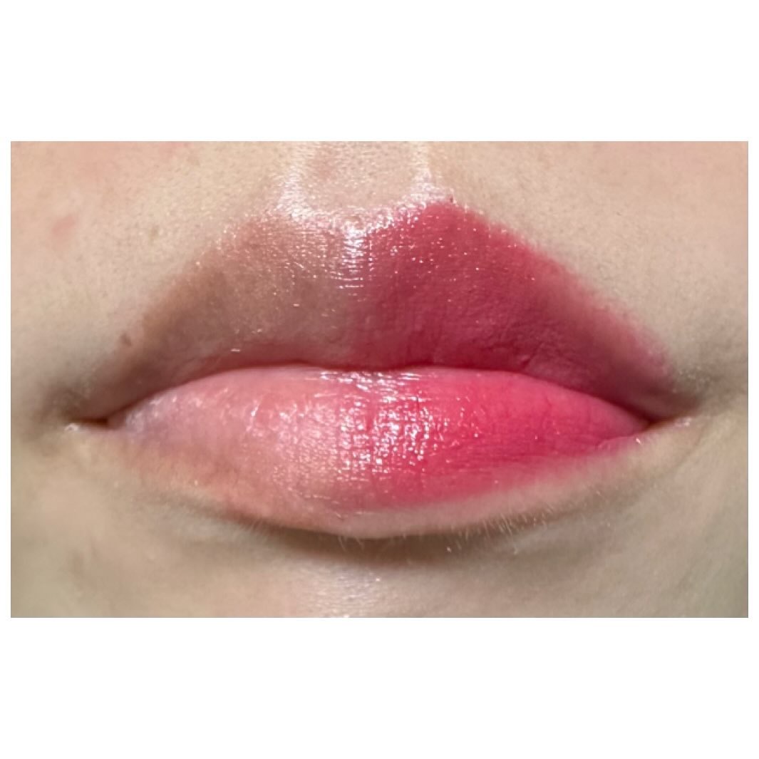 ローズ・パーフェクト No.308 ピンキッシュ・レッド（スプリングコレクション2024）/GIVENCHY/リップバームを使ったクチコミ（2枚目）